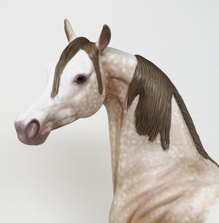 DAY AT THE BEACH-OOAK DAPPLE CHESTNUT ARABIAN MODEL HORSE BY AL 4/29