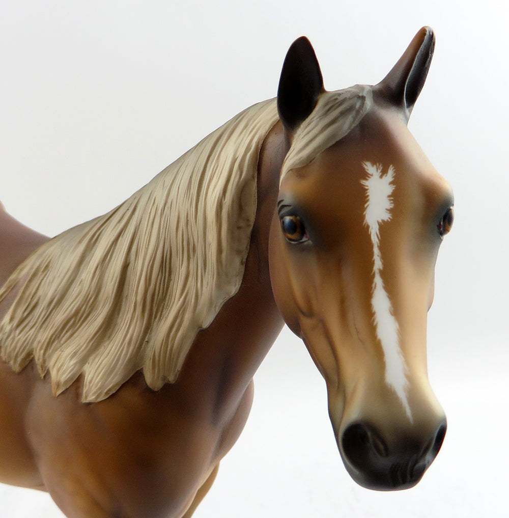 SPIRIT WIND-OOAK DAPPLE SILVER BAY ISH MODEL HORSE 3/24