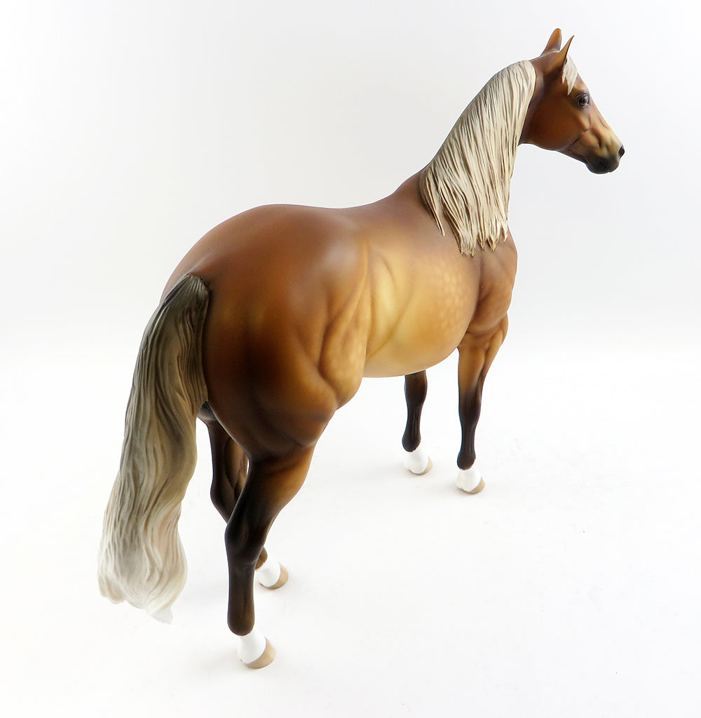 SPIRIT WIND-OOAK DAPPLE SILVER BAY ISH MODEL HORSE 3/24