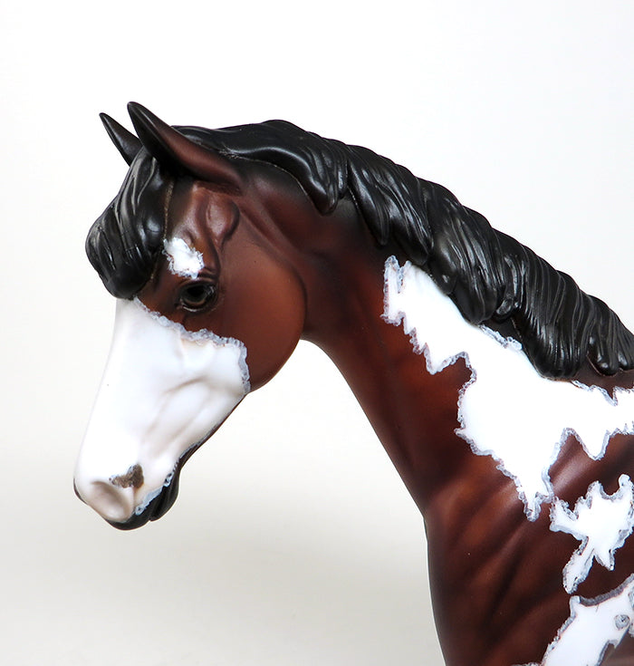 bay paint model horse 