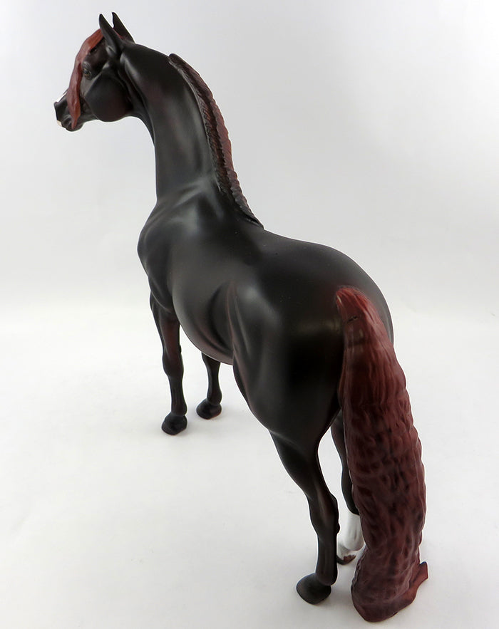 THE BURNING BUSH-OOAK LIVER CHESTNUT MORGAN MODEL HORSE 10/19/16