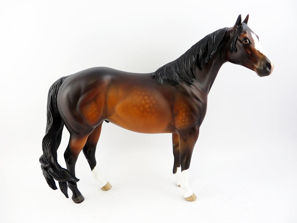 DREAM CATCHER~OOAK STAR DAPPLE BAY ISH MODEL HORSE 3/24