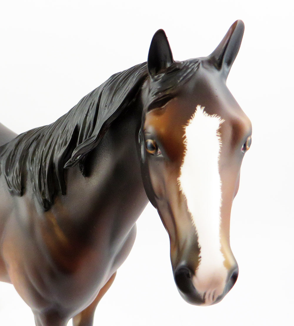 DREAM CATCHER~OOAK STAR DAPPLE BAY ISH MODEL HORSE 3/24