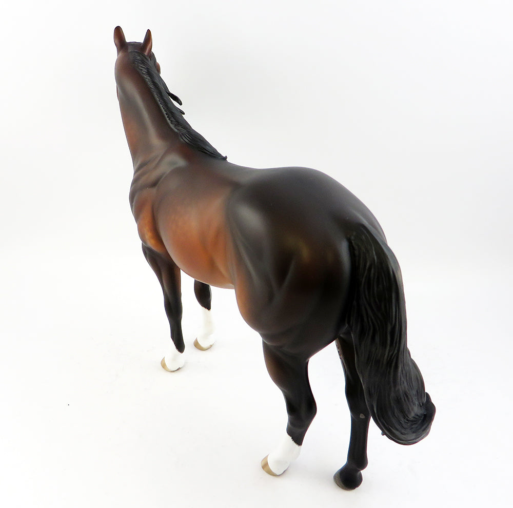 DREAM CATCHER~OOAK STAR DAPPLE BAY ISH MODEL HORSE 3/24