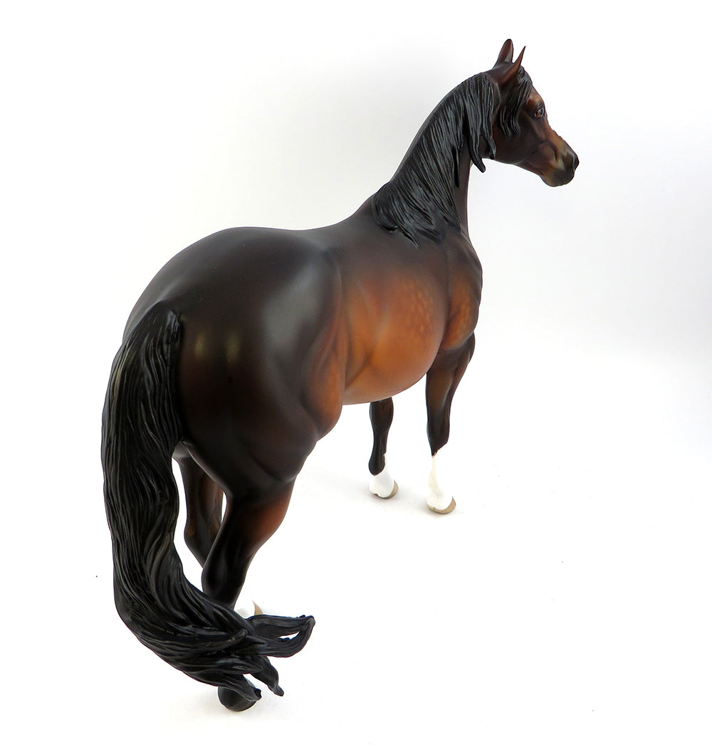 DREAM CATCHER~OOAK STAR DAPPLE BAY ISH MODEL HORSE 3/24