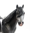 SMOKIN&#39; GUNZ - OOAK Dappled Black Tobiano  Stock Horse Mare 7/31