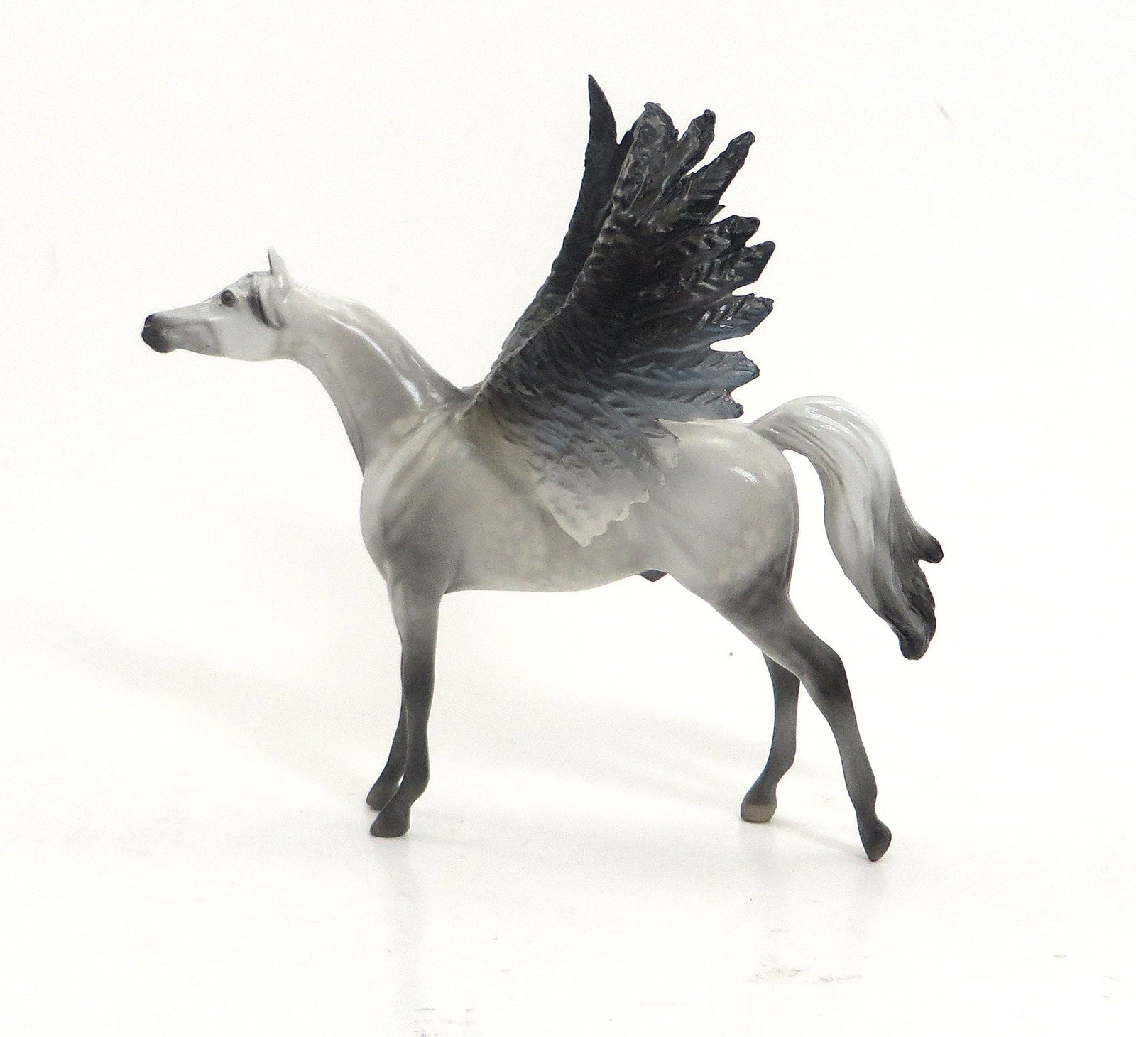 AARON TIME - OOAK Dapple Grey Pegasus Arabian Chip 7/31