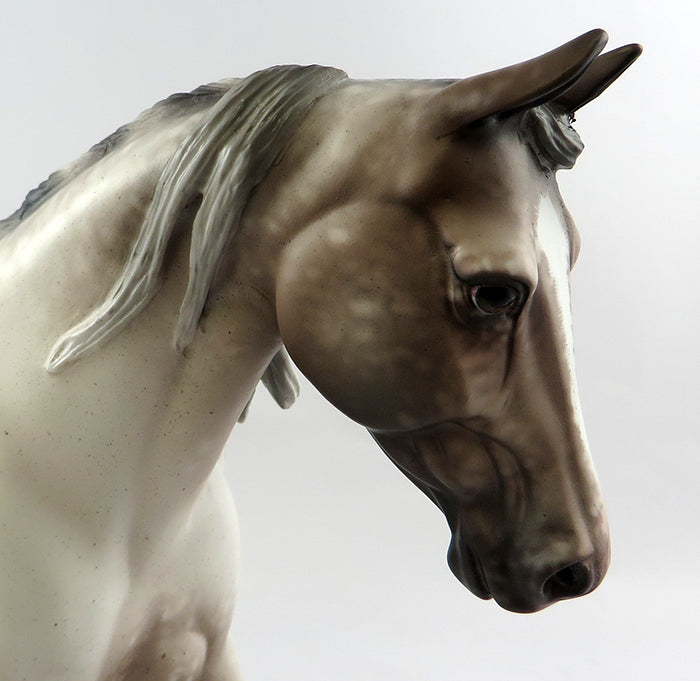 PRIM-OOAK VARNISH ROAN PALOUSE APPALOOSA MODEL HORSE BY SHERYL LEISURE 10/21/16