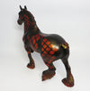AMOUR OF FIRE~OOAK TROTTING DRAFTER DECORATOR MODEL HORSE 9/26/17