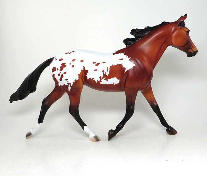 HAIWEE &quot;DOVE&quot; LE- 6 BAY APPALOOSA PALOUSE MODEL HORSE 5/11