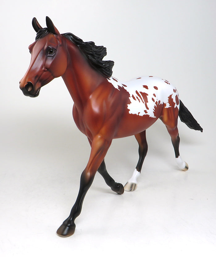 HAIWEE &quot;DOVE&quot; LE- 6 BAY APPALOOSA PALOUSE MODEL HORSE 5/11