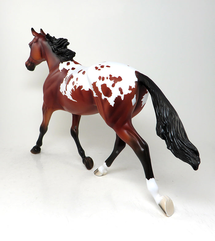 HAIWEE &quot;DOVE&quot; LE- 6 BAY APPALOOSA PALOUSE MODEL HORSE 5/11