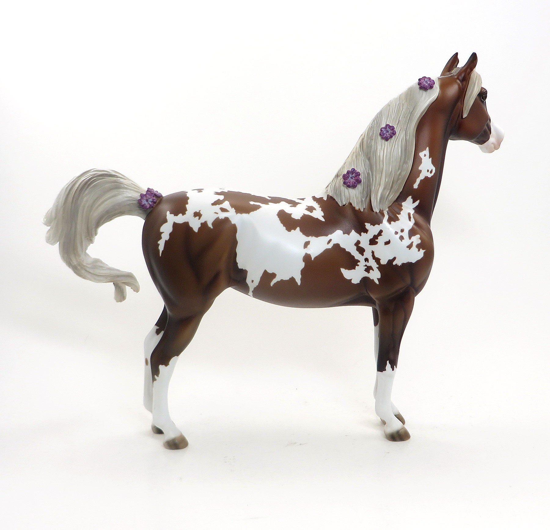 MISS BURNIN&quot; BRASS - OOAK Chestnut Pinto Morgan W/ Flaxen Mane &amp; Tail 7/31