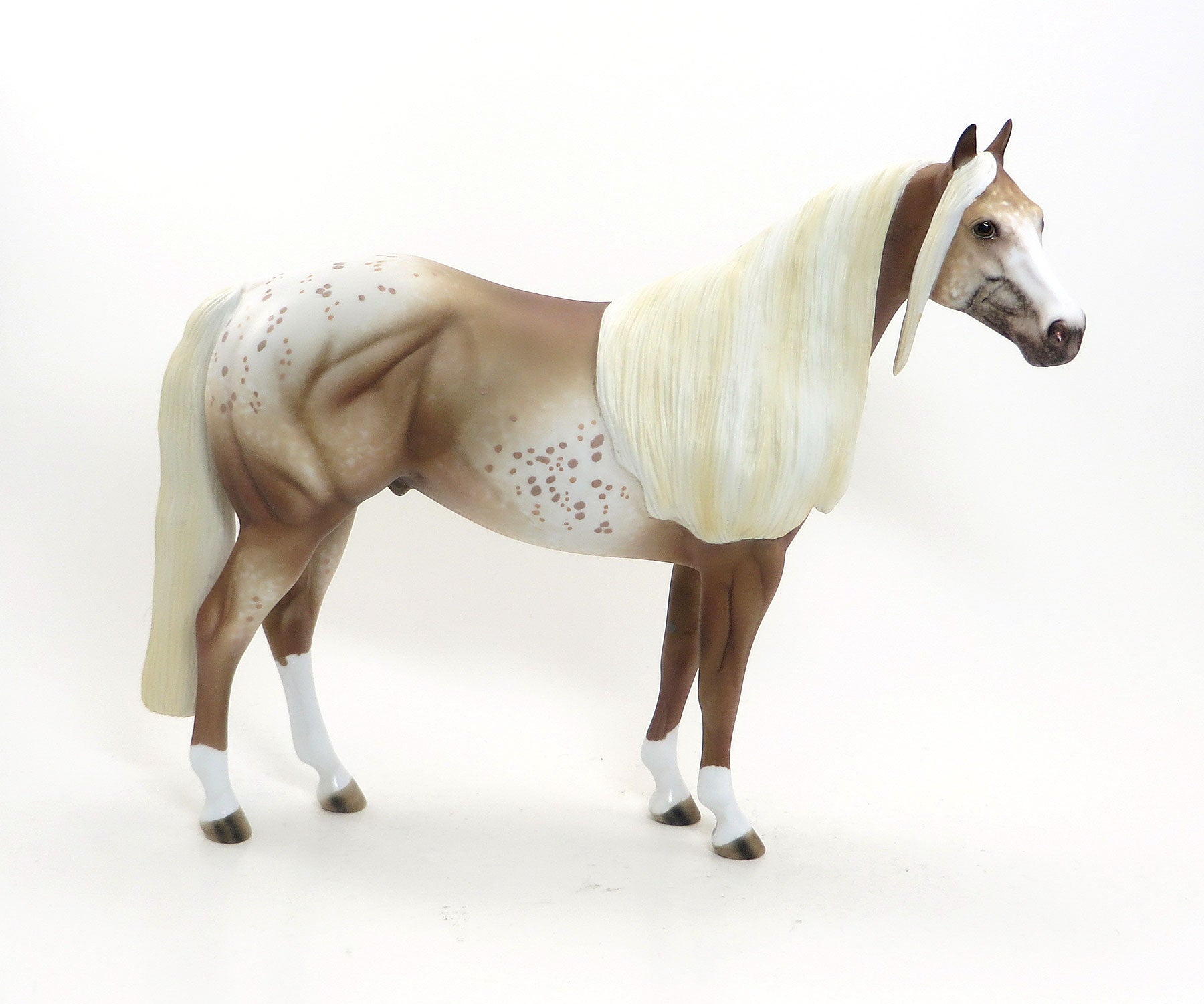 ISLAND TAFFY- OOAK Chestnut Appaloosa Stock Horse 7/31