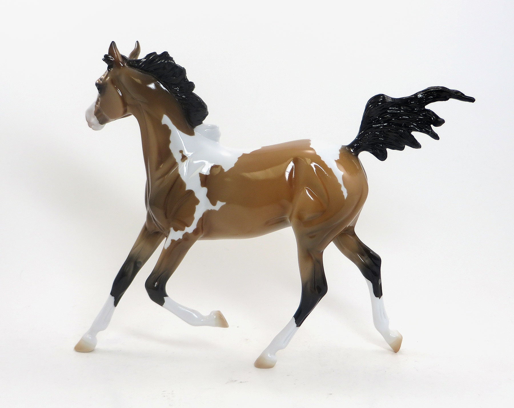 REBEL&#39;S GEM- OOAK Buckskin Pinto Yearling 7/31