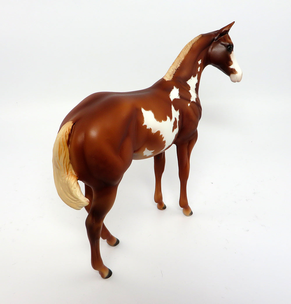 JIGSAW~OOAK ETCHED CHESTNUT PAINT WEANLING MODEL HORSE 3/31