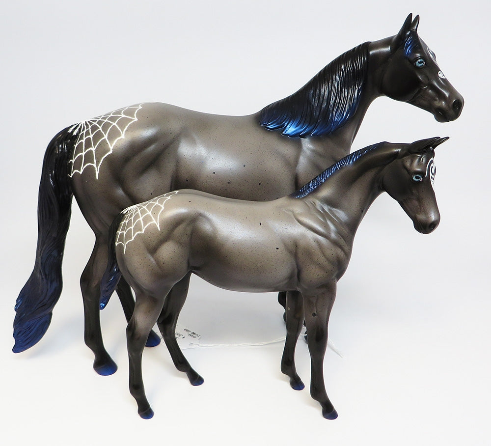 ITSY AND BITSY~OOAK SPIDER DECORATOR ISH AND WEANLING HALLOWEEN DECORATOR  9/27/17