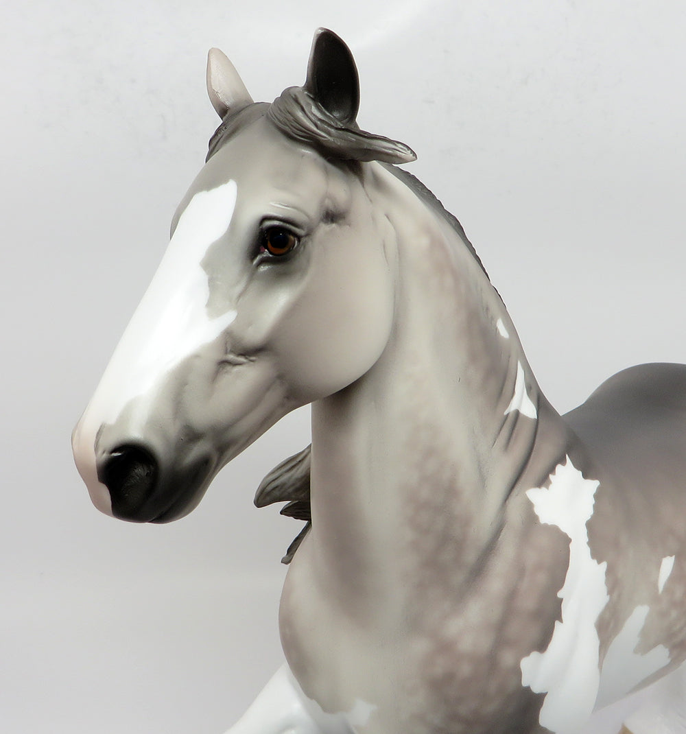 PADDINGTON~OOAK DAPPLE GREY SPLASH DRAFTER BY SHERYL LEISURE 3/31