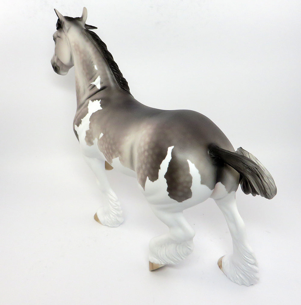 PADDINGTON~OOAK DAPPLE GREY SPLASH DRAFTER BY SHERYL LEISURE 3/31