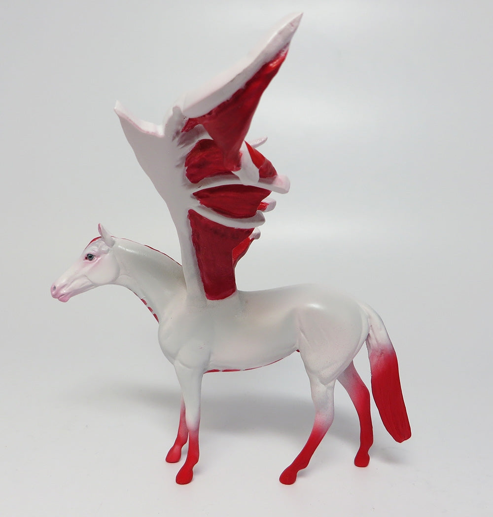 RED DAWN~OOAK OOAK BAT CHIP THOROUGHBRED MODEL HORSE 9/29/17