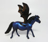 GOING BATTY~OOAK PURPLE BAT DECORATOR PONY CHIP MODEL HORSE 9/29/17
