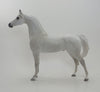 MOZART&quot;S HIGH NOTE - OOAK Dappled White Arabian 8/7
