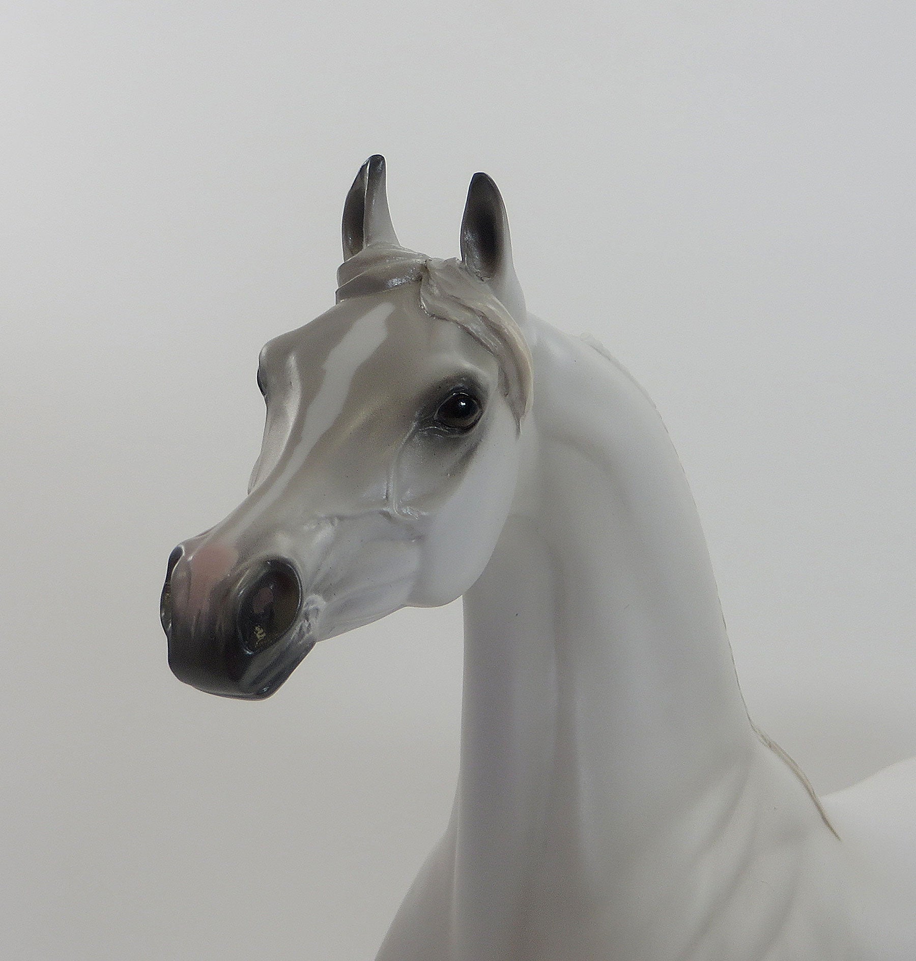 MOZART&quot;S HIGH NOTE - OOAK Dappled White Arabian 8/7