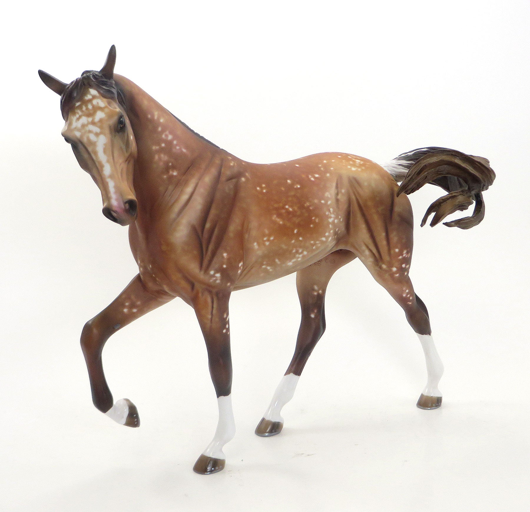 DAKOTAS DESIRE - OOAK Chestnut Appaloosa Tennessee Walker Mare Model Horse - 8/7