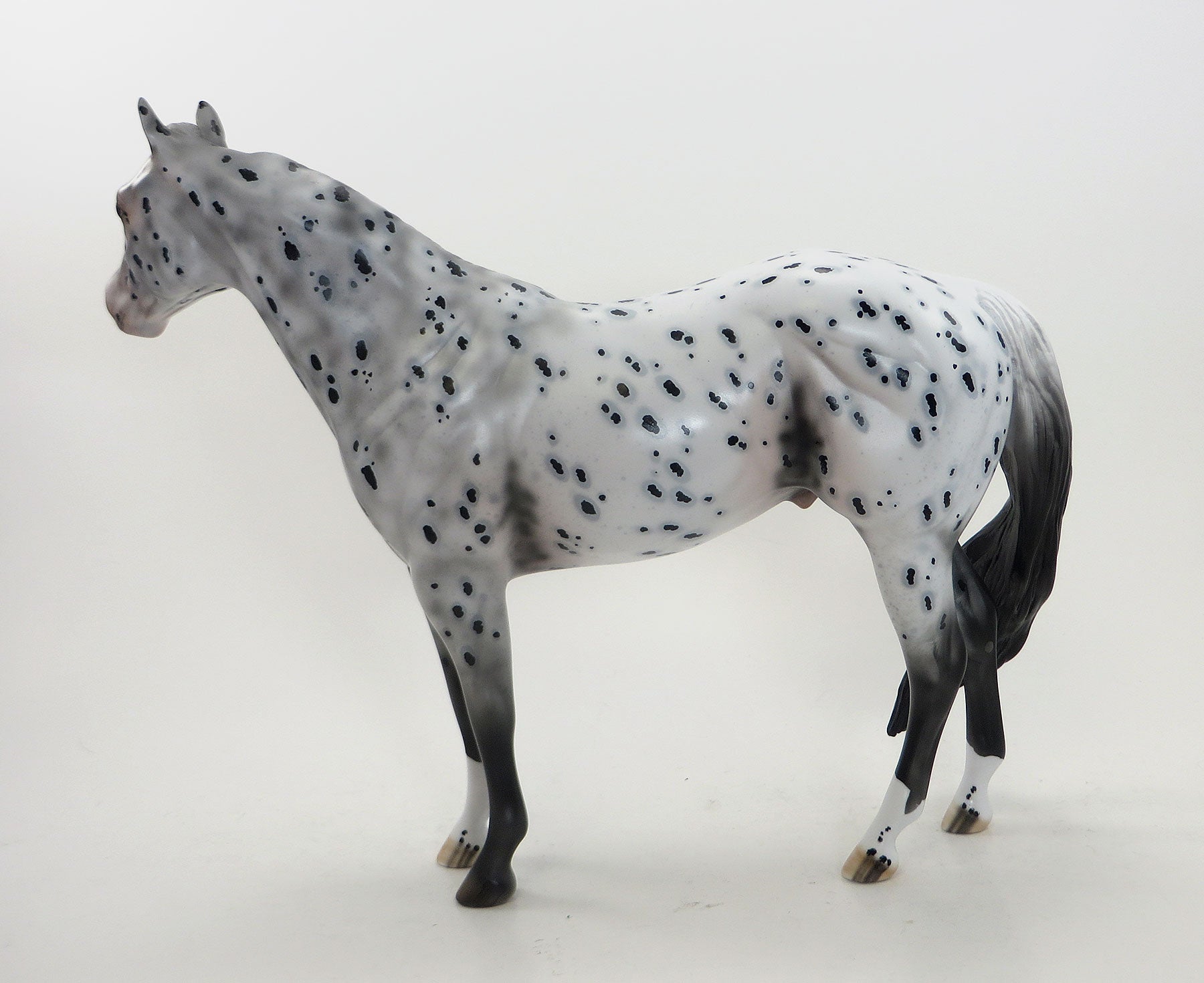 DIAMOND DAZE- OOAK Leopard Appaloosa Stock Horse &amp; RING POP - OOAK Leopard Appaloosa Weanling (Sold Together)
