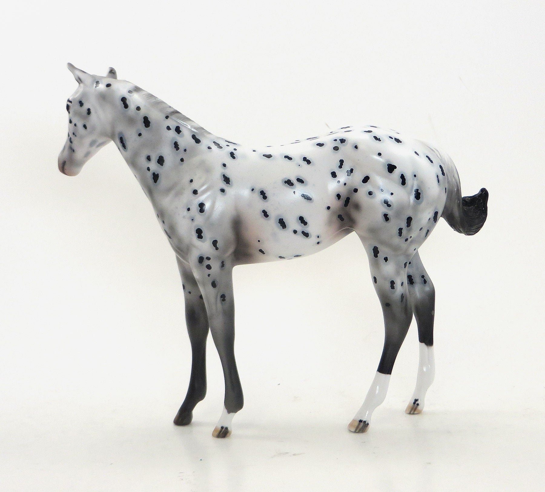 DIAMOND DAZE- OOAK Leopard Appaloosa Stock Horse &amp; RING POP - OOAK Leopard Appaloosa Weanling (Sold Together)
