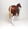PLUMB SMART-OOAK CHESTNUT ISH MODEL HORSE BY SHERYL LEISURE 5/12