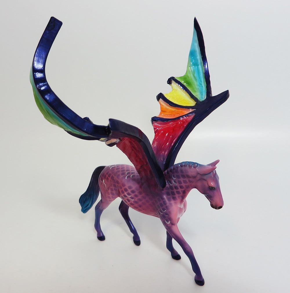 RIKER~OOAK WARMBLOOD BAT CHIP MODEL HORSE 10/2/17