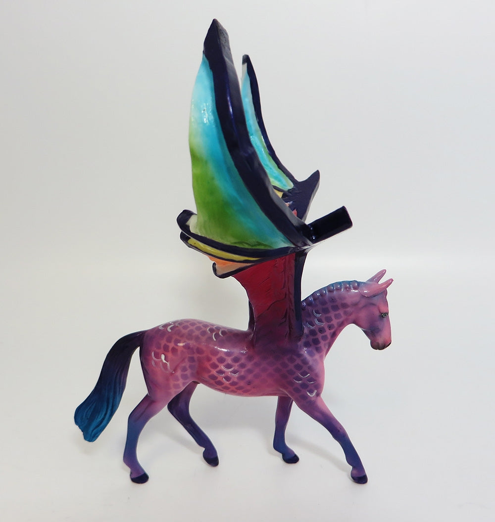 RIKER~OOAK WARMBLOOD BAT CHIP MODEL HORSE 10/2/17