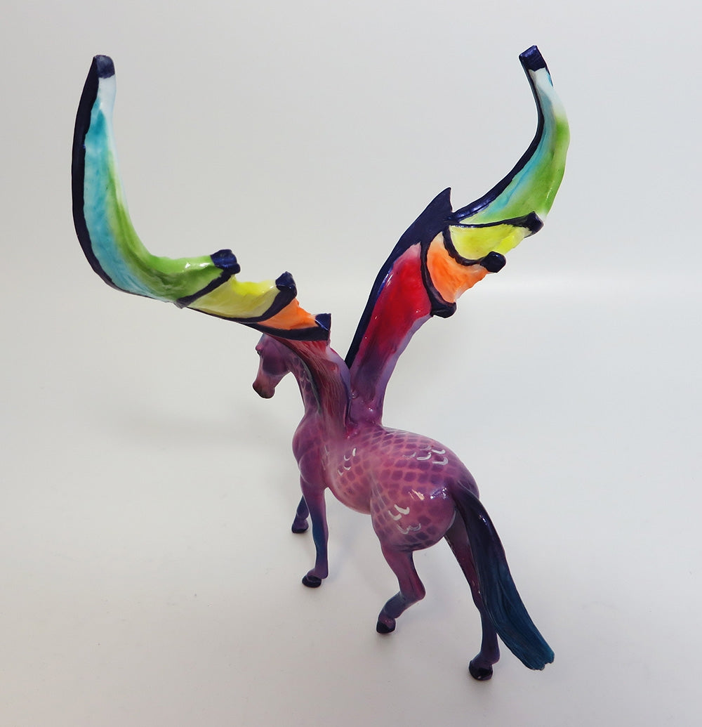 RIKER~OOAK WARMBLOOD BAT CHIP MODEL HORSE 10/2/17