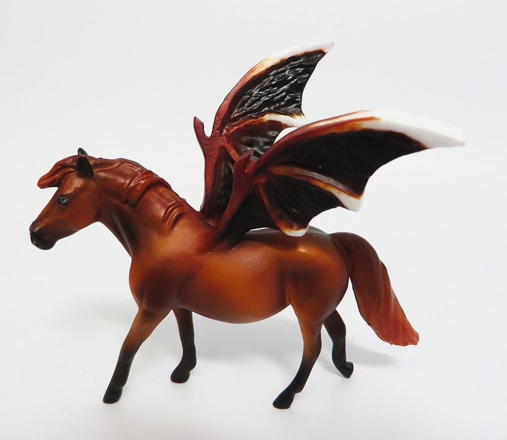 SPICE~OOAK CHESTNUT BAT CHIP PONY MODEL HORSE 10/2/17