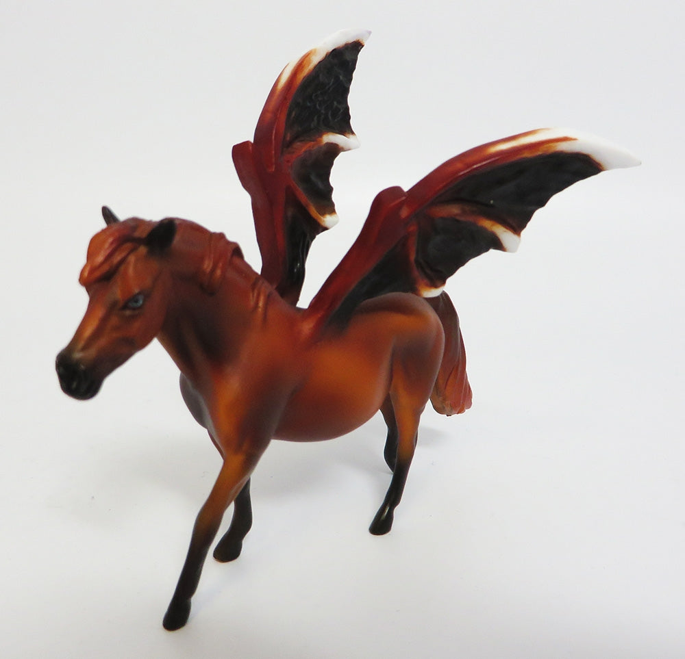 SPICE~OOAK CHESTNUT BAT CHIP PONY MODEL HORSE 10/2/17