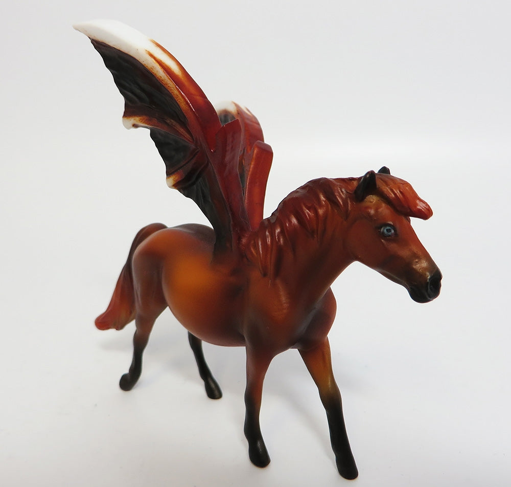 SPICE~OOAK CHESTNUT BAT CHIP PONY MODEL HORSE 10/2/17