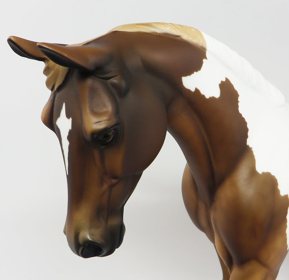 JAZZ MAN~OOAK DAPPLE BUCKSKIN PAINT PALOUSE MODEL HORSE 4/10