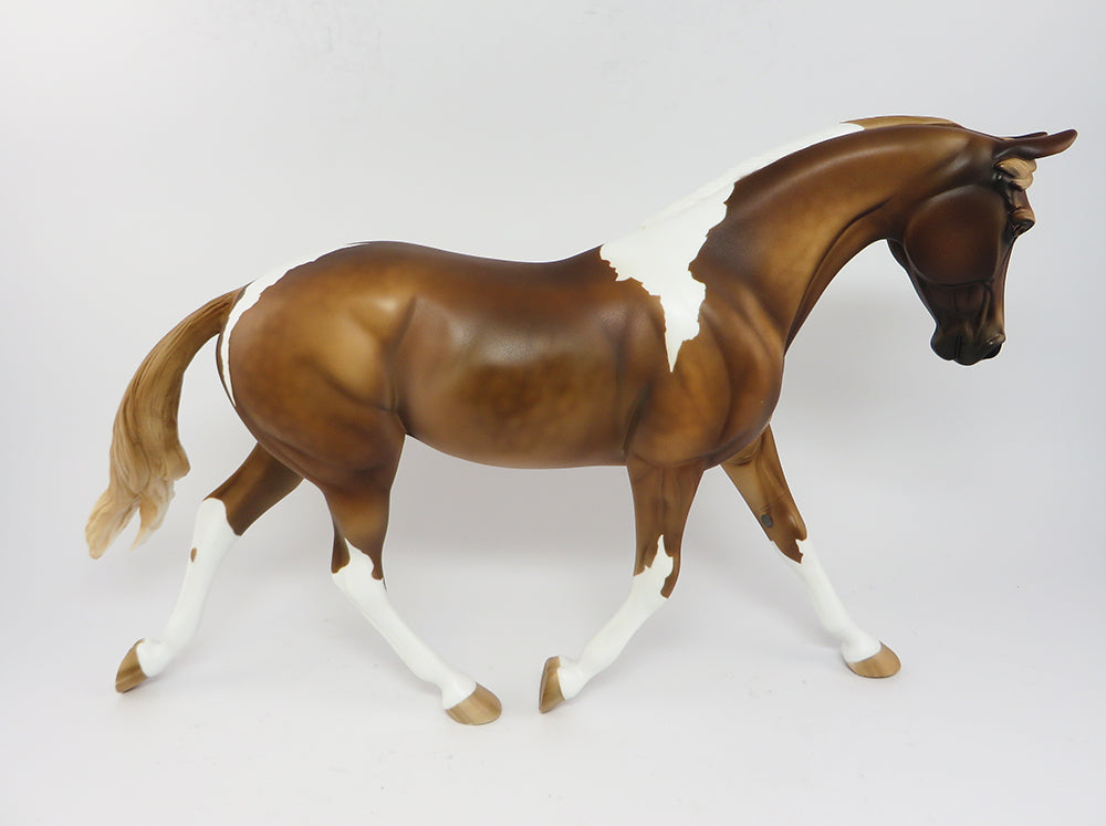 JAZZ MAN~OOAK DAPPLE BUCKSKIN PAINT PALOUSE MODEL HORSE 4/10