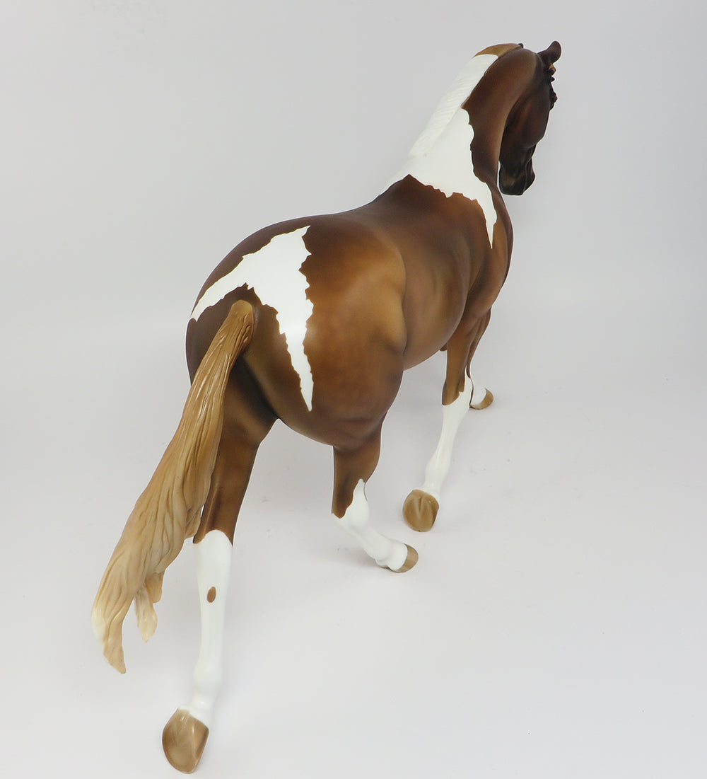 JAZZ MAN~OOAK DAPPLE BUCKSKIN PAINT PALOUSE MODEL HORSE 4/10