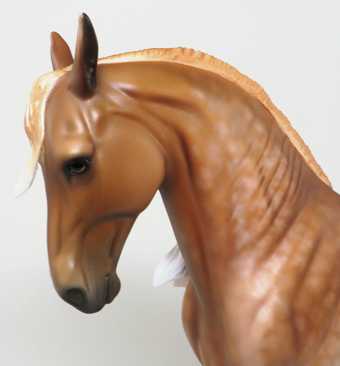 HANDEL-OOAK LIGHT CHESTNUT ANDALUSIAN STALLION MODEL HORSE 5/13