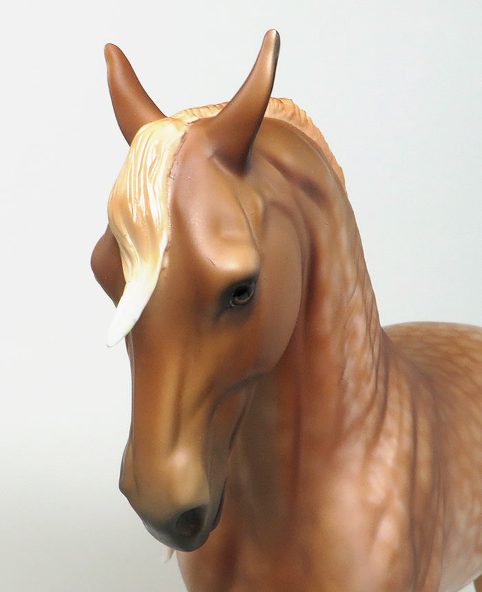 HANDEL-OOAK LIGHT CHESTNUT ANDALUSIAN STALLION MODEL HORSE 5/13