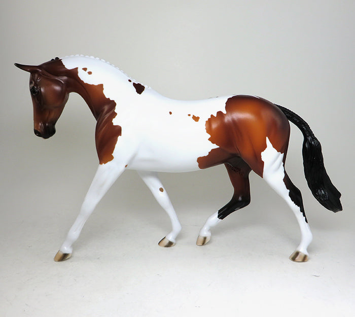 chestnut paint english pony