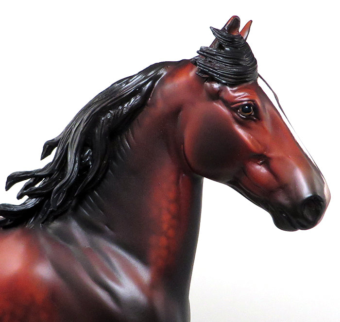 MR. BIG SOX-OOAK DAPPLE BLOOD BAY TROTTING DRAFTER BY SHERYL LEISURE 5/13