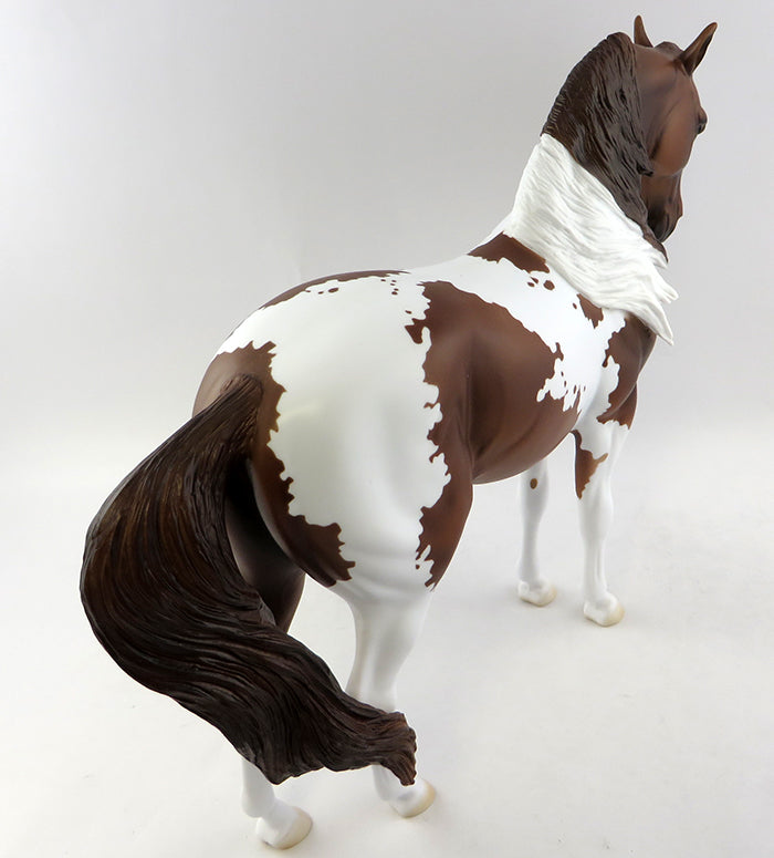 EXPO-OOAK CHESTNUT PAINT ANDALUSIAN MODEL HORSE 11/3/16