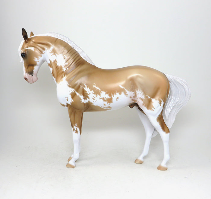 PALOMA-OOAK PALOMINO PINTO ANDALUSIAN MODEL HORSE 5/13