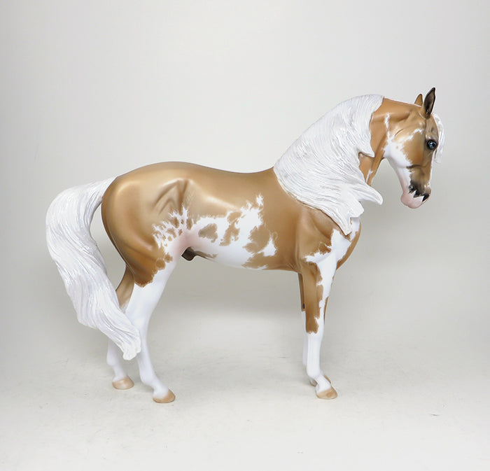 PALOMA-OOAK PALOMINO PINTO ANDALUSIAN MODEL HORSE 5/13