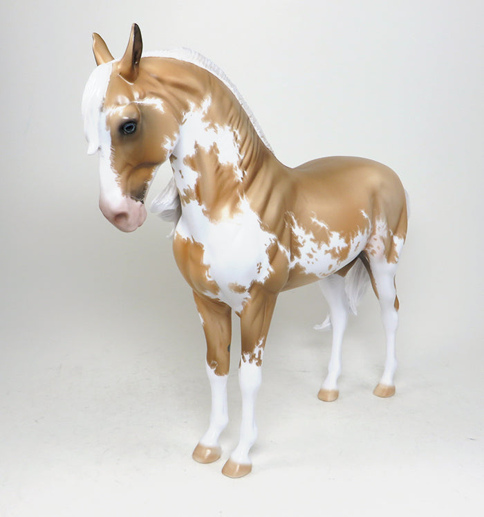 PALOMA-OOAK PALOMINO PINTO ANDALUSIAN MODEL HORSE 5/13