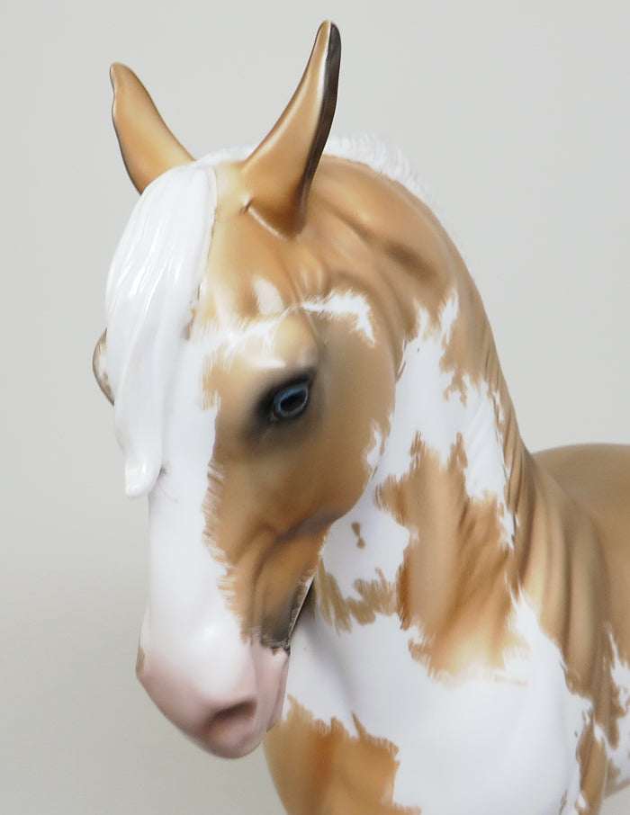 PALOMA-OOAK PALOMINO PINTO ANDALUSIAN MODEL HORSE 5/13