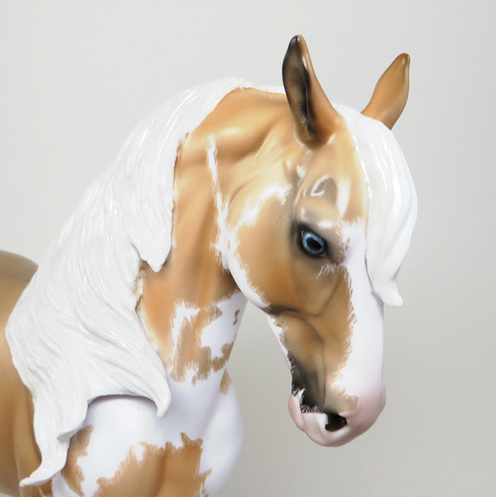 PALOMA-OOAK PALOMINO PINTO ANDALUSIAN MODEL HORSE 5/13